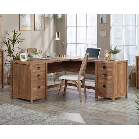 Sauder 65.98 in D X 29.76 in H, 65.94 in W X Engineered wood 429556